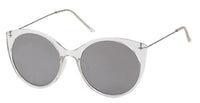 Load image into Gallery viewer, Sonnenbrille Pilotenbrille 400 UV Cateye Round Glasses dünne Metallbügel
