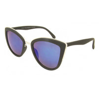 Load image into Gallery viewer, Sonnenbrille Cherokee Classic Cateye 400UV verspiegelt Metalloberkante
