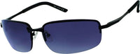 Load image into Gallery viewer, Sonnenbrille Herren getönt 400 UV frameless breit Metall Sport Bügel platt
