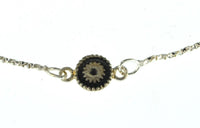 Load image into Gallery viewer, Armband 20cm Silber 925 Zahnrad 6mm oxidiert schwarz
