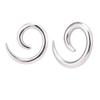 Load image into Gallery viewer, Piercing Spirale Expander Edelstahl silbern verschiedene Größen Ohrstecker

