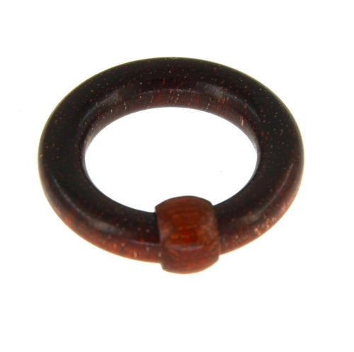 Captive Bead Klemmkugel Ring Sandelholz Piercing Dehner