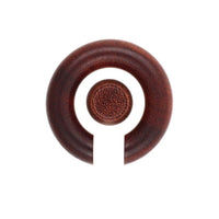 Cargar imagen en el visor de la galería, Captive Bead Klemmkugel Ring Sandelholz Piercing Dehner
