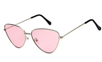 Load image into Gallery viewer, Trend Sonnenbrille dreieckig 400 UV Cateye Metall
