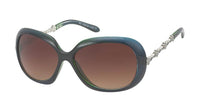 Load image into Gallery viewer, Die Sonnenbrille Damen Zirkonia Blumen Designer Brille bietet ein glamouröses Style-Statement mit großen, getönten 400UV-Gläsern, schwarzen Rahmen und funkelnden Details – perfekt für Damen mit Sinn für Glamour.
