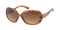 Load image into Gallery viewer, Sonnenbrille Damen Designer Metall Rosen Brille Glamour Style getönt 400UV

