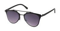 Load image into Gallery viewer, Sonnenbrille Retro Zwickerform Brille 400 UV Metallrahmen Doppelsteg klassisch
