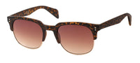 Load image into Gallery viewer, Sonnenbrille Metall 400 UV breit Bügel Steg Gläser trapezförmig Pünktchen Print
