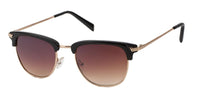 Load image into Gallery viewer, Sonnenbrille Metallbügel 400 UV Gläser trapezförmig getönt dick Glasoberkante
