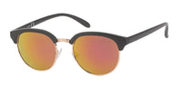 Load image into Gallery viewer, Sonnenbrille Panto runder Metallsteg 400 UV verspiegelt dicke Glasoberkante
