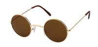Load image into Gallery viewer, Sonnenbrille Round Glasses John-Lennon-Style 400 UV Metall getönt langer Steg

