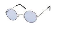 Load image into Gallery viewer, Sonnenbrille Round Lennon-Style 400 UV Metall getönt langer Steg rot rosa lila
