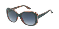 Load image into Gallery viewer, Sonnenbrille Schmetterling Damen 400 UV getönt weißer Rand groß

