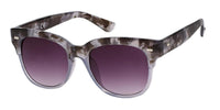 Load image into Gallery viewer, Sonnenbrille Nerd Damen 400 UV getönt transparent getigert Rechteck
