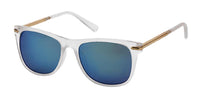 Load image into Gallery viewer, Sonnenbrille Herren Damen 400 UV blau verspiegelt Metallbügel Nahtrand
