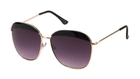 Load image into Gallery viewer, Sonnenbrille Retro Pilotenbrille 400 UV Steg kurz hoch Lider runde Trapezform
