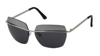 Load image into Gallery viewer, Sonnenbrille Pilotenbrille 400 UV kantig frameless Steg durchgehend zweifarbig Designer
