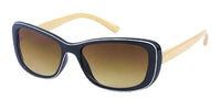 Load image into Gallery viewer, Sonnenbrille Damen 400 UV getönt Rand schmal Schmetterlingform
