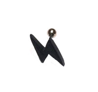 Load image into Gallery viewer, Fake Piercing Plug Tunnel Ohrstecker Unisex Kunststoff Schmuck Zickzack
