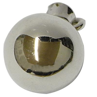 Silberanhänger glänzende Kugel Anhänger aus Sterling Silber 925er Unisex Schmuck