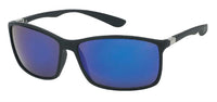 Load image into Gallery viewer, Sonnenbrille Herren Brille getönt verspiegelt 400 UV Scharnier Bügel dünn schwarz
