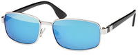 Load image into Gallery viewer, Sonnenbrille eckig sportlich verspiegelt getönt 400 UV Bügel breit Herren
