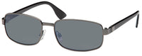 Load image into Gallery viewer, Sonnenbrille eckig sportlich verspiegelt getönt 400 UV Bügel breit Herren
