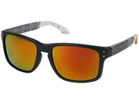 Load image into Gallery viewer, Sonnenbrille Nerd Brille verspiegelt Turtle Skin 400 UV orange blau grün weiß
