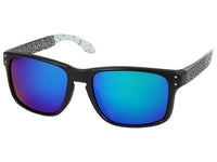 Load image into Gallery viewer, Sonnenbrille Nerd Brille verspiegelt Turtle Skin 400 UV orange blau grün weiß
