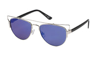 Load image into Gallery viewer, Sonnenbrille Retro Bügeloberkante 400 UV Metallrahmen Pilotenbrille
