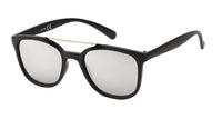 Load image into Gallery viewer, Sonnenbrille Retro 400 UV Metallsteg Doppelsteg dünn verspiegelt
