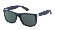 Load image into Gallery viewer, Sonnenbrille Nerd kantig Zieroberkante 400 UV Metall getönt
