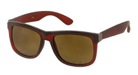 Load image into Gallery viewer, Sonnenbrille Nerd kantig Zieroberkante 400 UV Metall getönt
