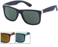 Load image into Gallery viewer, Sonnenbrille Nerd kantig Zieroberkante 400 UV Metall getönt
