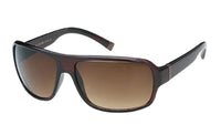 Load image into Gallery viewer, Sonnenbrille Herren 400UV Flat Top Cat3 lila braun getönt Metallscharnier
