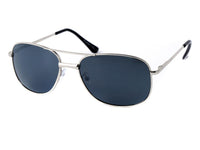 Load image into Gallery viewer, Sonnenbrille metallic Pilotenbrille 400 UV Retro Flat Top Steg dick getönt
