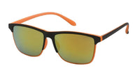 Load image into Gallery viewer, Sonnenbrille Steg hoch Gestell dünn 400 UV schwarz bunt Herren
