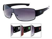 Load image into Gallery viewer, LOOX Sonnenbrille Pilotenbrille 400UV X-Emblem Monoglas - Modell Bahamas &amp; Ibiza
