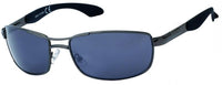 Load image into Gallery viewer, Die Sonnenbrille Herren Pilotenbrille mit grau getönten 400UV-Gläsern und verstellbaren Nasenpads bietet stilvollen Schutz; wellige Spitzenbügel sorgen für sicheren Halt.
