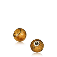 Load image into Gallery viewer, Holz Stein Kugel Bauchnabelpiercing Schraubgewinde Edelstahl Piercing Ersatz
