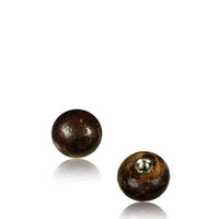 Load image into Gallery viewer, Holz Stein Kugel Bauchnabelpiercing Schraubgewinde Edelstahl Piercing Ersatz
