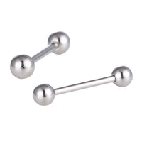 Load image into Gallery viewer, Piercing Straight Barbell Edelstahl silbern verschiedene Größen
