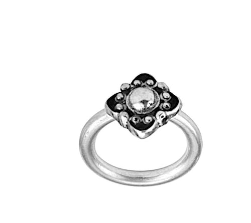Piercing Ring Raute 925 Silber Labret Tragus 1.2mm