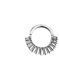 Load image into Gallery viewer, Piercing Ring 925 Silber Labret Tragus Septum Segmente
