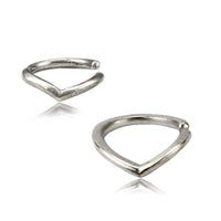 Load image into Gallery viewer, Piercing Ring 925 Silber Labret Tragus Septum Zacke
