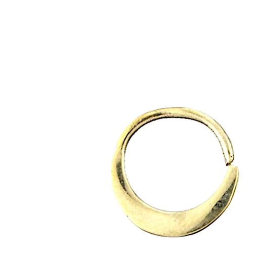 Septum Piercing Messing 1.2mm Sichel Ohrringe