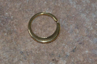 Cargar imagen en el visor de la galería, Septum Piercing Messing 1.2mm Sichel Ohrringe
