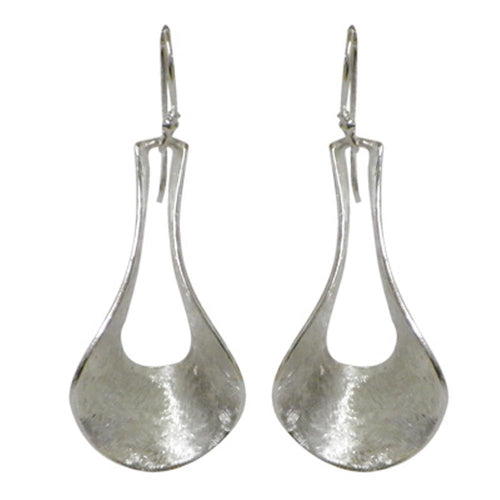 Silberohrringe 925er Silber Ohrringe Ohrhänger Damen Schmuck schwungvoll