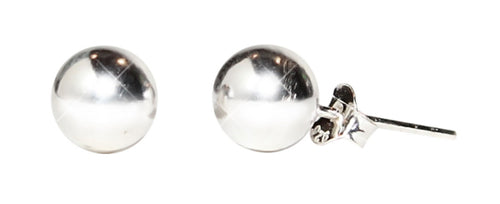 Silberohrstecker ca. 5mm Ø 925er Sterling Silber Ohrstecker Damen Schmuck Ohrringe Kugel