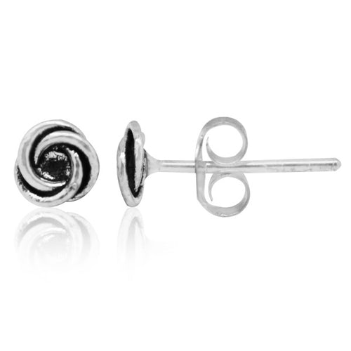Ohrstecker 925 Sterling Silber Unisex Schmuck Ohrringe Kranz